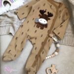 سرهمی نوزادی جورابدار گوزن