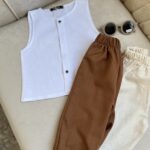 ست شومیز و شلوار لینن