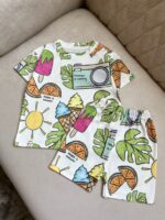 ست تیشرت و شلوارک هاوایی