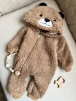 سرهمی کاپشنی تدی طرح خرس