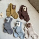 جوراب بلند حوله‌ای فانتزی تدی برجسته