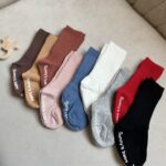 جوراب بلند کبریتی فانتزی رنگی