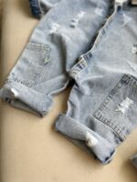 سرهمی جین دو جیب پاییزه - تصویر 6