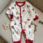 سرهمی اسپرت کریسمسی سفید