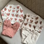 ست بلوز و شلوار قلب کبریتی