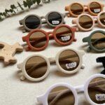 عینک کائوچویی مات طرح گرد ساده