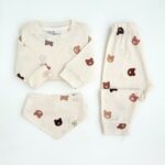 ست سه تیکه ریلی نوزادی تدی