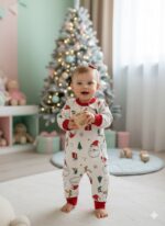 سرهمی کریسمسی زیپ دار - تصویر 3