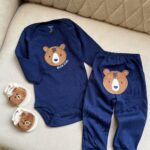 بادی و شلوار تدی سورمه‌ای